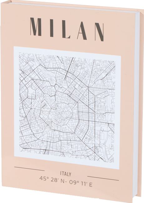 Książka dekoracyjna City Books 3 Milan