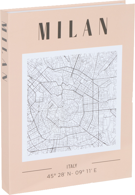 Książka dekoracyjna City Books 3 Milan