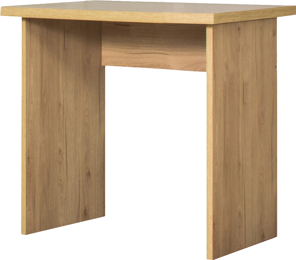 Biurko 80 cm - (dąb soma ciemny)