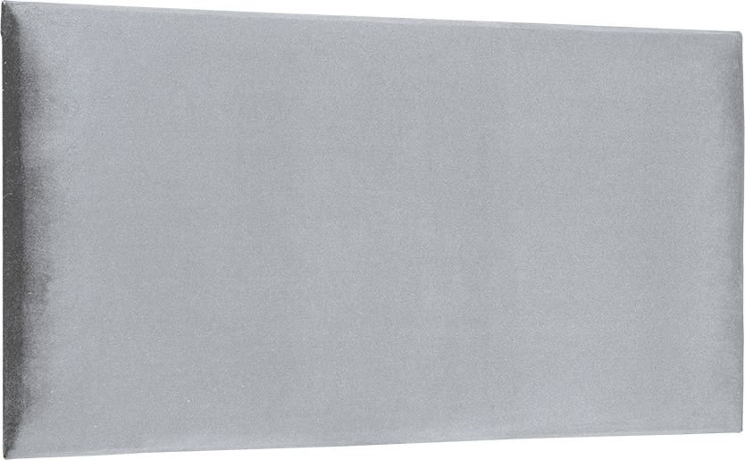 Panel tapicerowany (dekoracyjny) 30x60cm (plusz srebrzysty)
