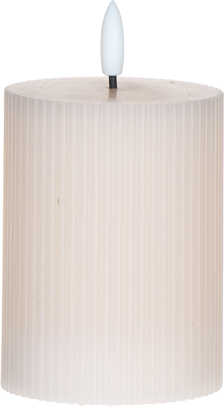 Świeca woskowa LED mała Cozy Light 55 (jasnoróżowa)