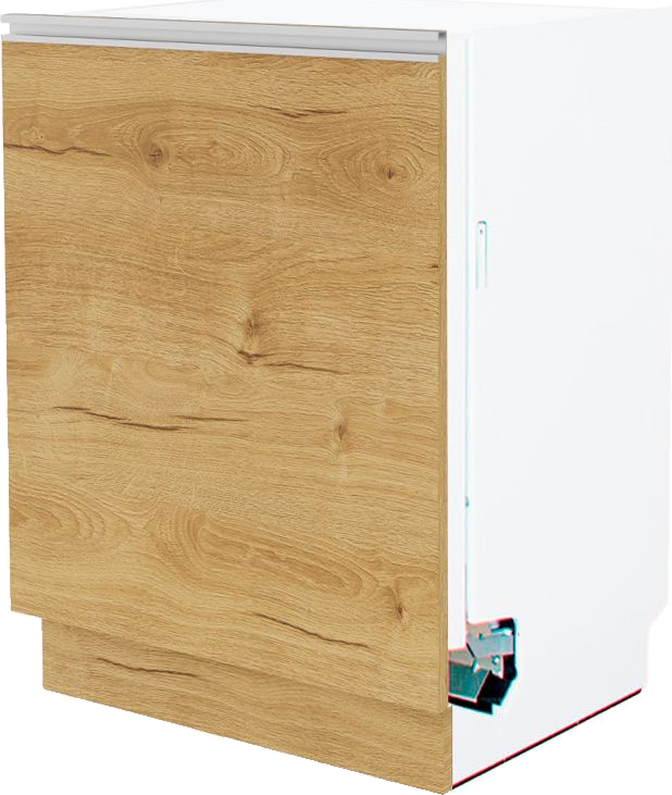 Dolna zabudowa zmywarki 60 panel zakryty Monia (dąb Soma ciemny)
