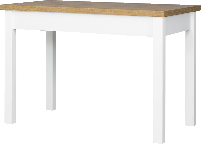 Stół kuchenny 110 cm (dąb Soma ciemny/biały)