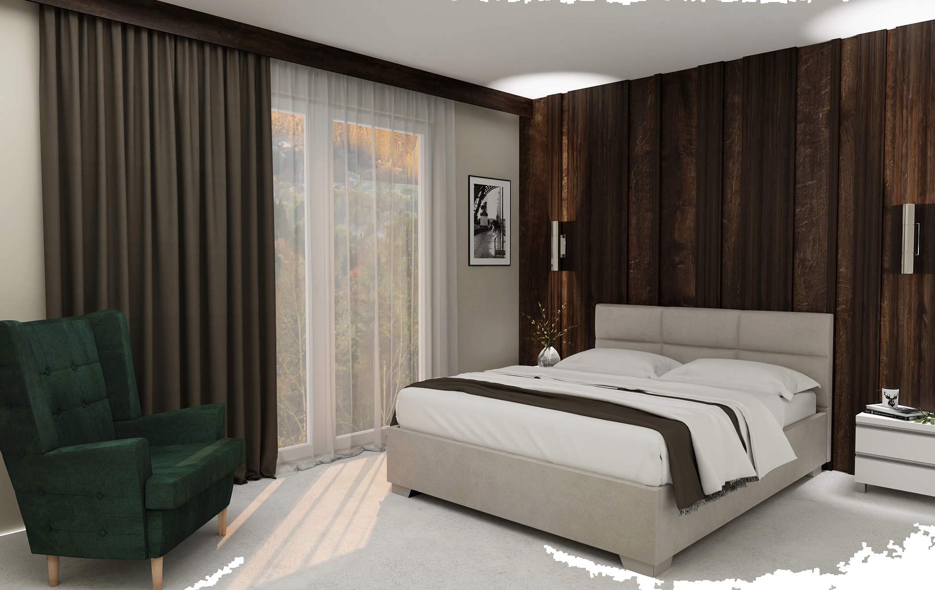 Materac bonellowy 160x200 biały