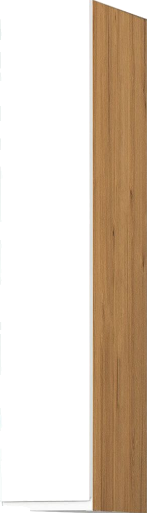 Szafka 20 górna z frontem prawa Kampara (Biały lakier/dąb Soma ciemny) 100cm