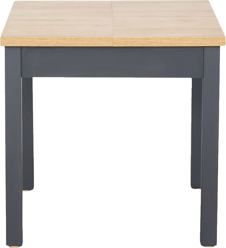 Stół rozkładany 79x80-120x80 (dąb Soma ciemny/grafit)