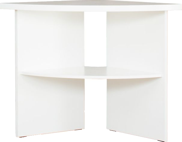 Łącznik rogowy okrągły (biały)