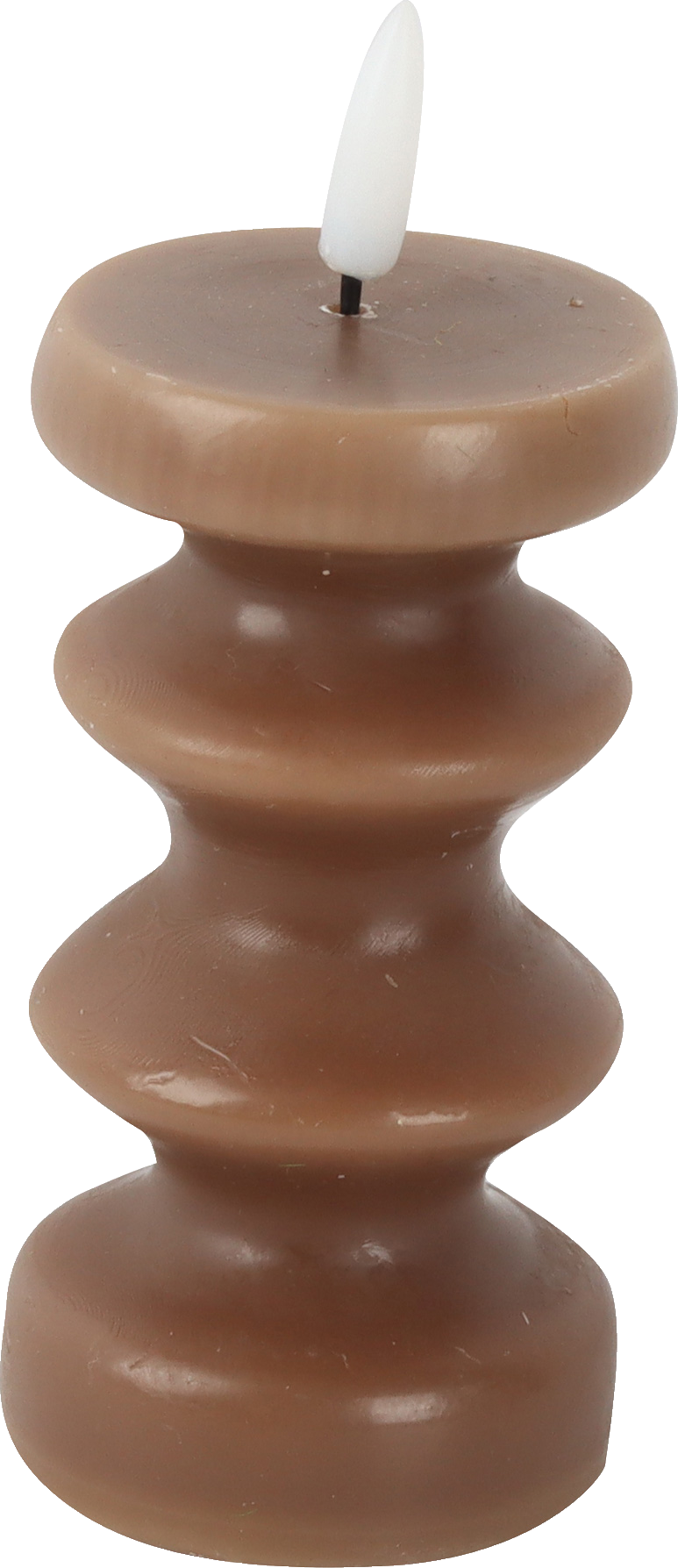 Świeca LED mała Soho 7 (brązowy)