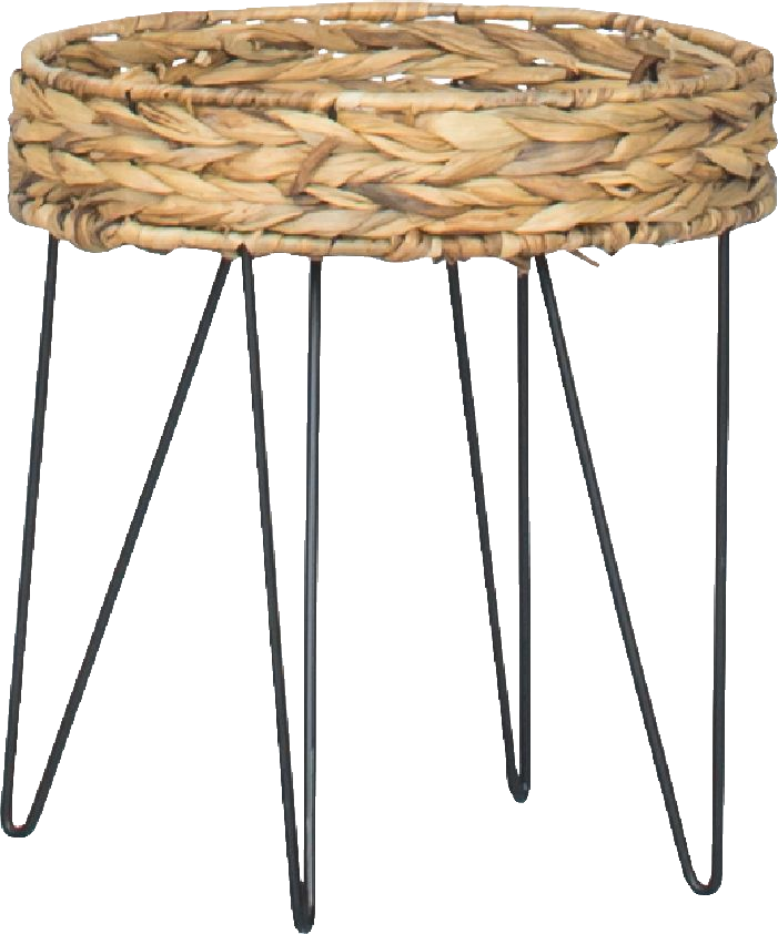 Stolik metalowy Naturos 11 (czarny)