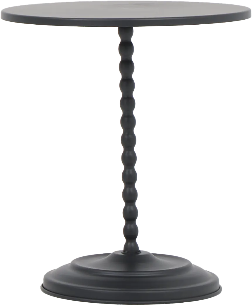 Stolik metalowy Naturos 40 (czarny)