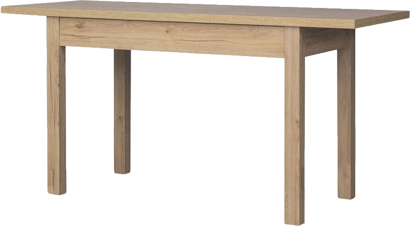 Rozkładany stół kuchenny 116 cm (dąb Soma ciemny)