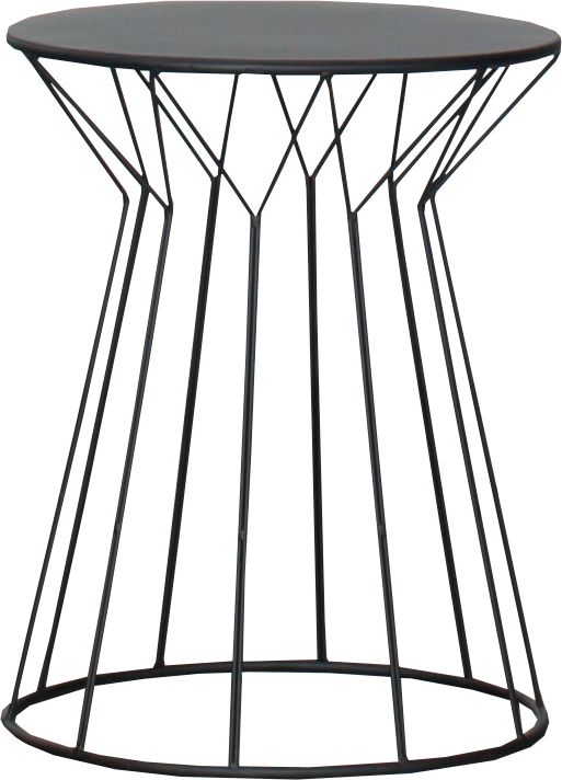 Stolik metalowy Ravia 12 (czarny)