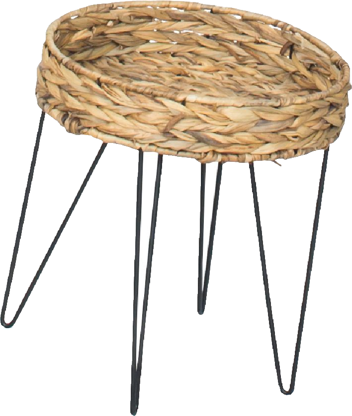 Stolik metalowy Naturos 11 (czarny)