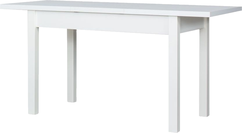 Rozkładany stół kuchenny 116 cm (biały)