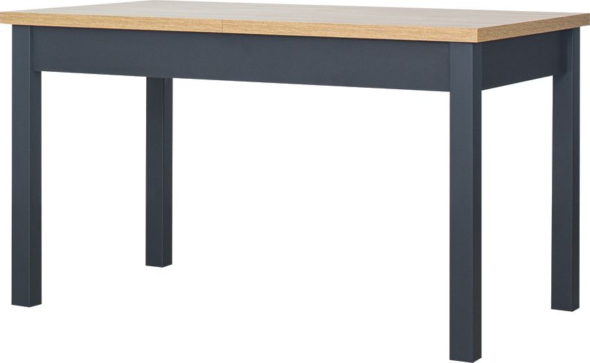 Rozkładany stół kuchenny 116 cm (dąb Soma ciemny/grafit)