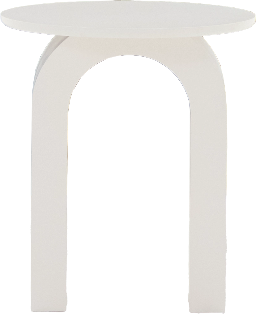 Stolik kawowy Cloudi 45 (biały)