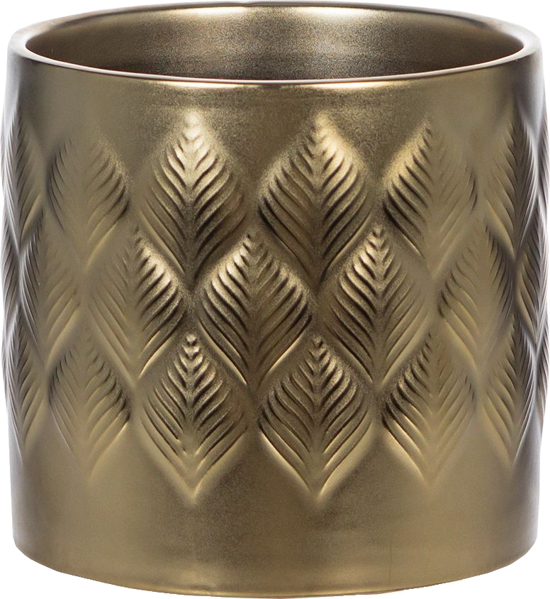 Doniczka ceramiczna Konti 10 (złoty)