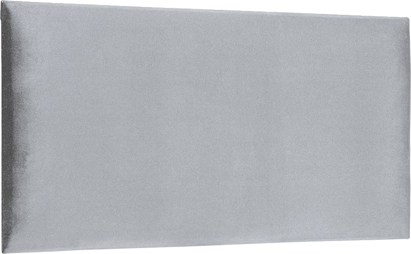 Panel tapicerowany (dekoracyjny) 30x60cm (plusz srebrzysty)