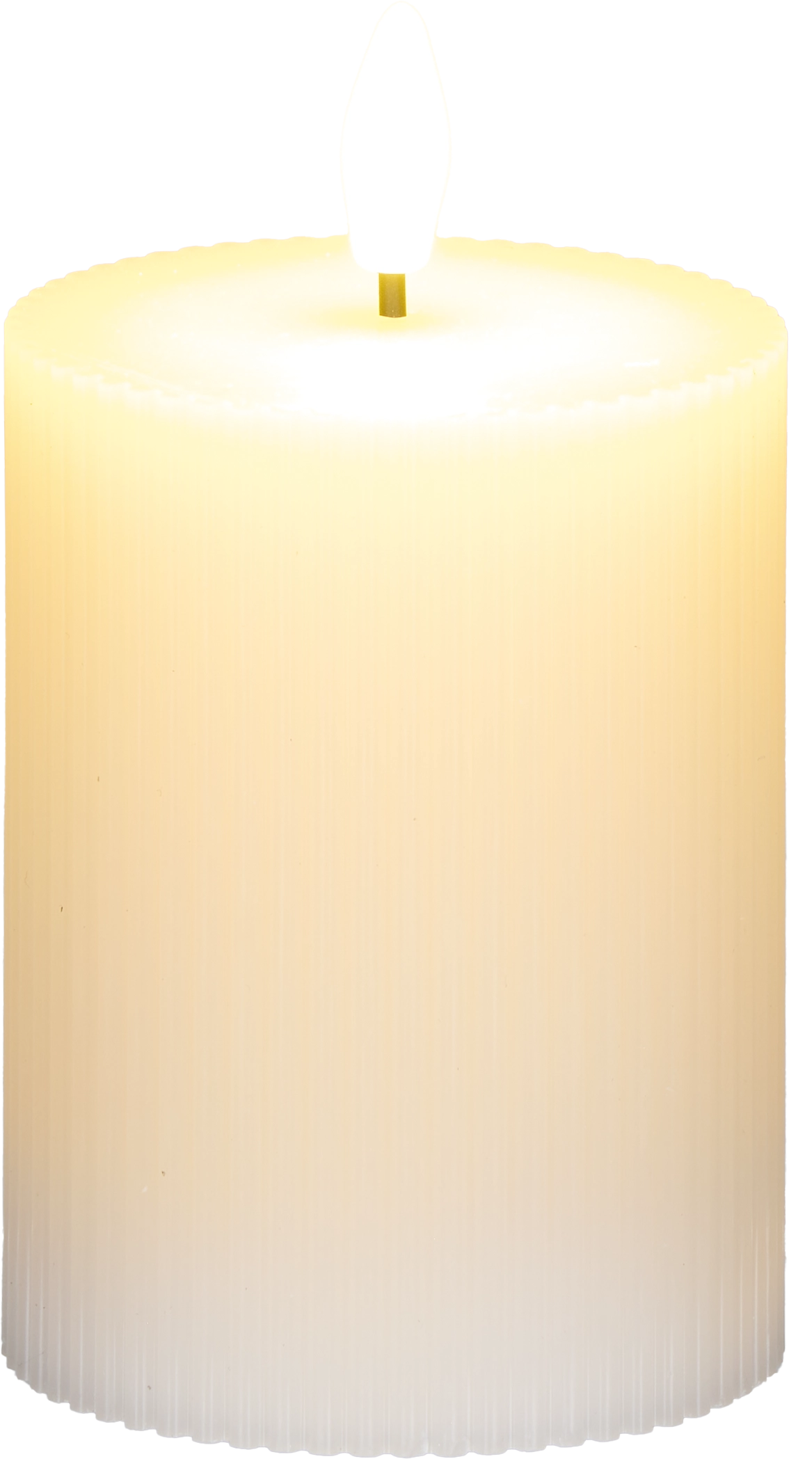 Świeca woskowa LED mała Cozy Light 55 (jasnoróżowa)
