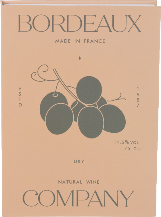 Książka dekoracyjna Nature Books 7 Bordeaux