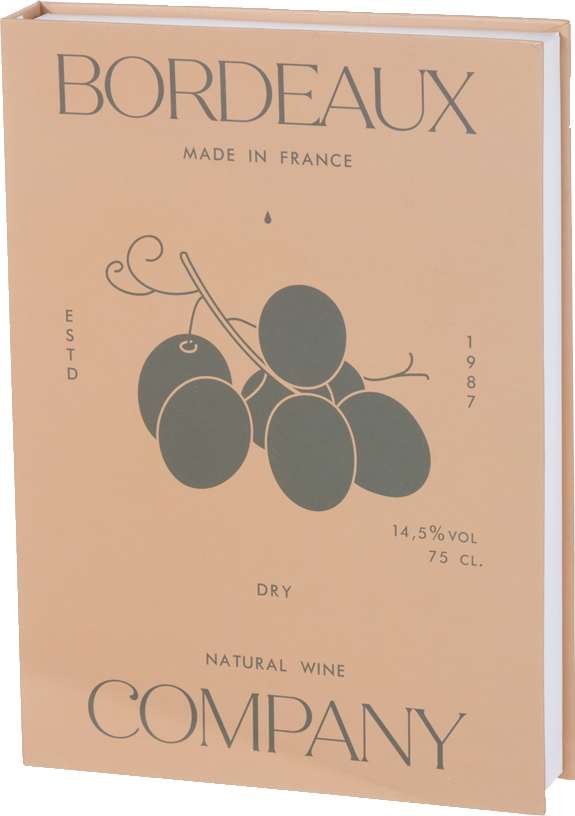 Książka dekoracyjna Nature Books 7 Bordeaux