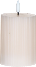 Świeca woskowa LED mała Cozy Light 55 (jasnoróżowa)